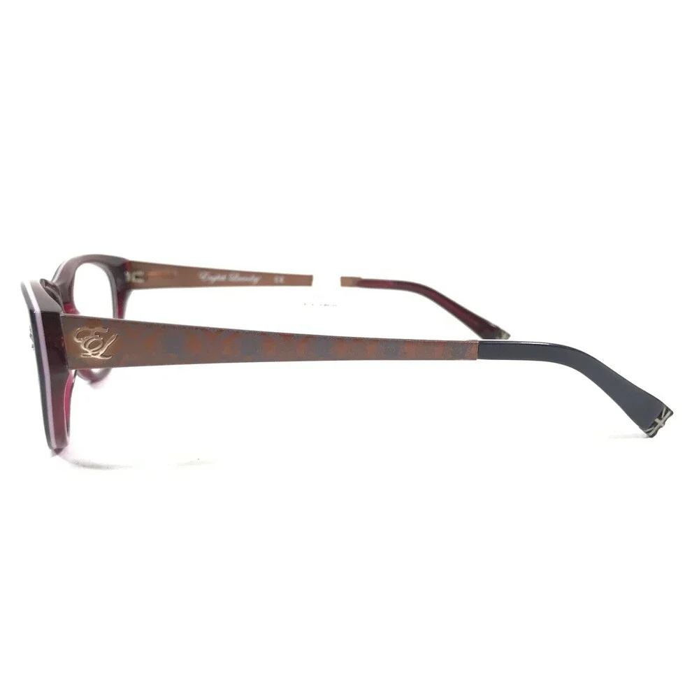 English Laundry ROWETTA PLUM PUDDING Eyeglasses Frames Brown Purple 50-17-135